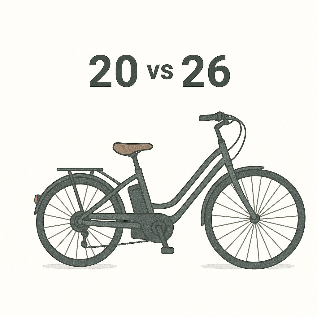 電動自転車は20インチと26インチどっちがいい？違いと選び方を徹底解説！