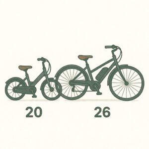 電動自転車 20インチ 26インチの違いと特徴