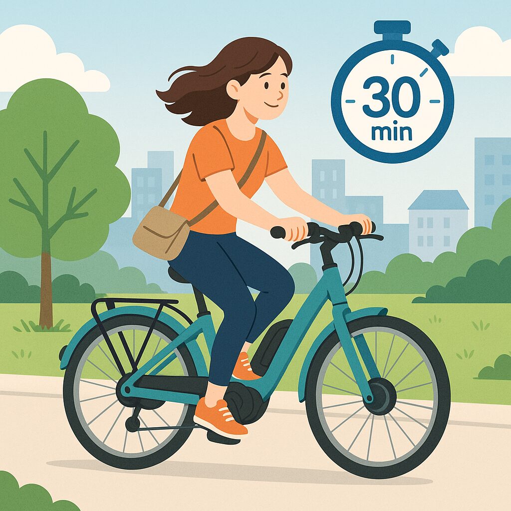 【電動自転車で30分】消費カロリーはどれくらい？他の運動との比較も！
