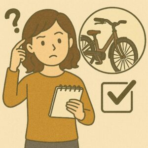 電動自転車を買う前に見落としがちなポイント