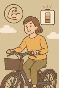 筋力低下させずに電動自転車を活用する方法