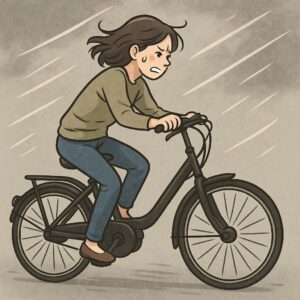 電動なのに意外と疲れるシーンも？