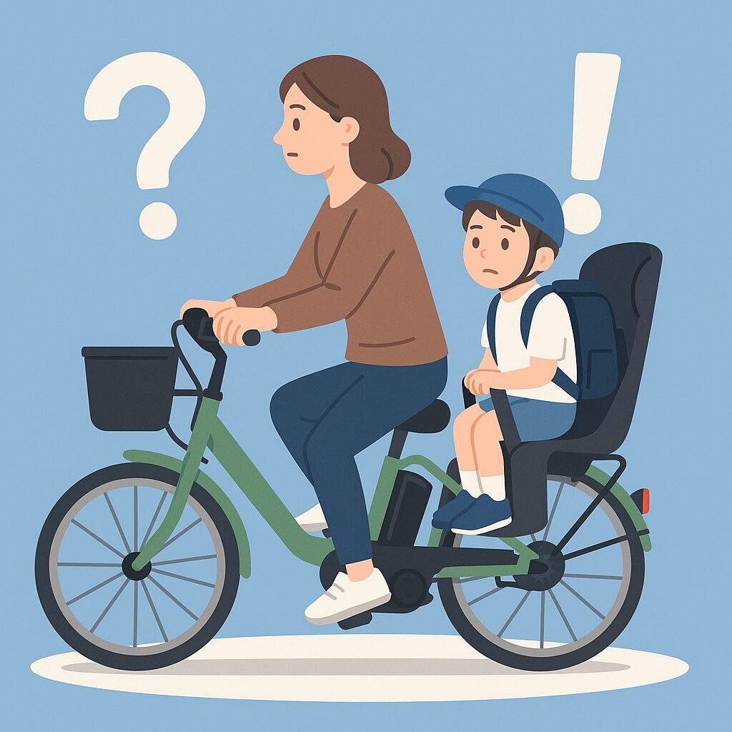 電動自転車に小学生を乗せるのは違反？安全な送迎方法を解説