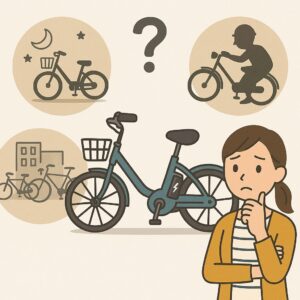 電動自転車が盗まれるのはどんなとき？