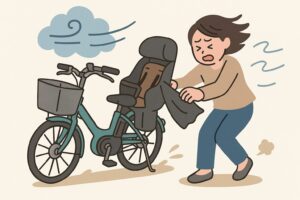 電動自転車は強風で転倒する？事故リスクと注意点