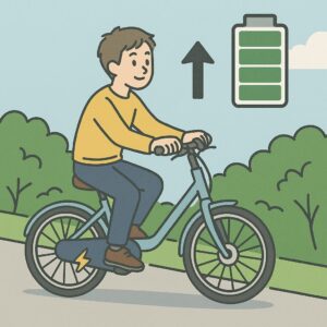 走行距離が延びてバッテリー切れの不安が減る