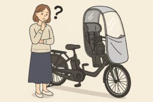 ビッケモブのレインカバーはつけっぱなしでOK？