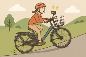 アシストの切り替えで登坂も快適？