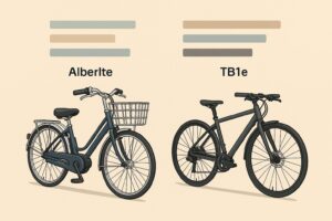 アルベルトeとTB1eの違いは?基本スペック比較