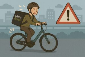 TB1eでウーバーイーツ配達をする注意点