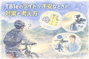 TB1eのライトが不安なときの対策と考え方