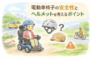 電動車椅子の安全性とヘルメットを考えるポイント