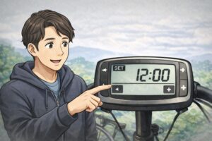 電動自転車PASの時計合わせ方法|ずれる原因と直し方