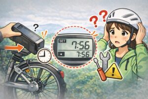 電動自転車PASの時計がずれる原因と対処法