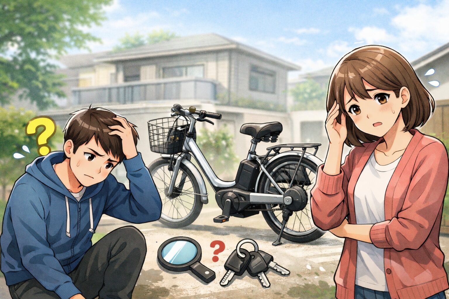 ヤマハ電動自転車PASの鍵トラブル対策｜紛失時の対処法