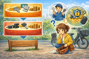 電動自転車の鍵を紛失した場合の費用と解決方法