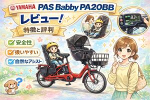 ヤマハPAS Babby PA20BBレビュー｜特徴と評判