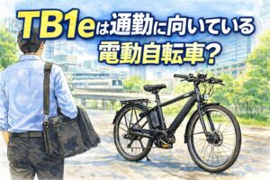 TB1eは通勤に向いている電動自転車?