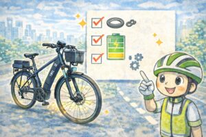 電動自転車TB1eの走行距離を伸ばすコツ
