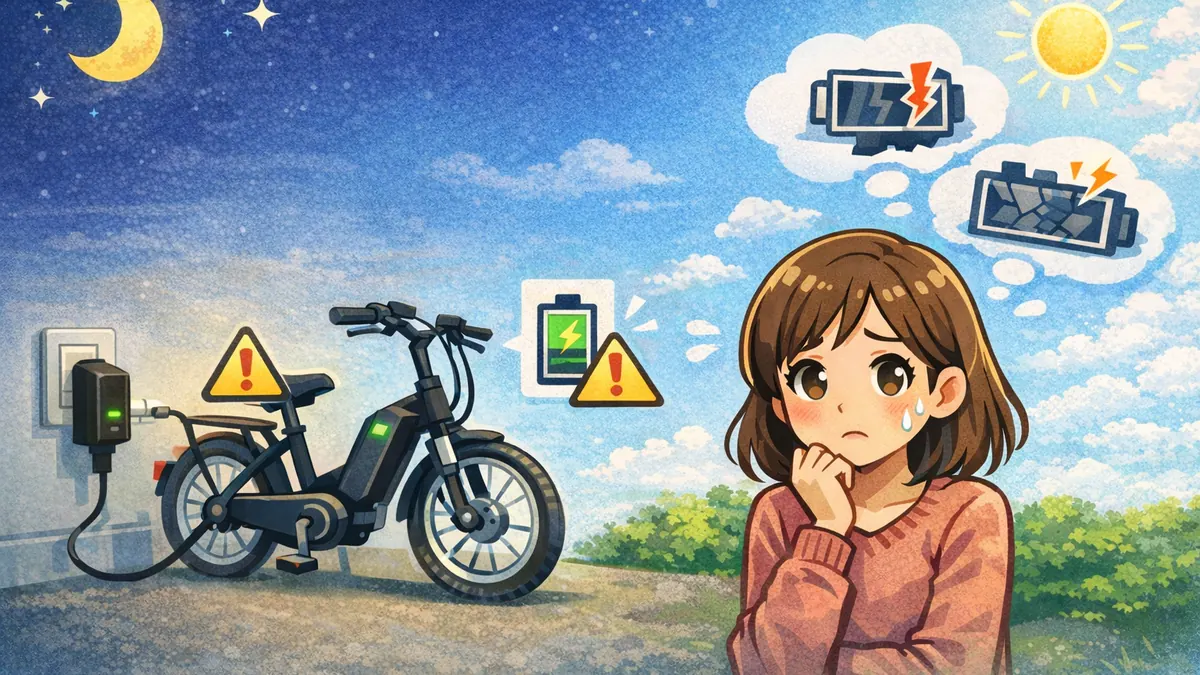 電動自転車の充電しっぱなしは大丈夫？やってはいけない使い方も解説